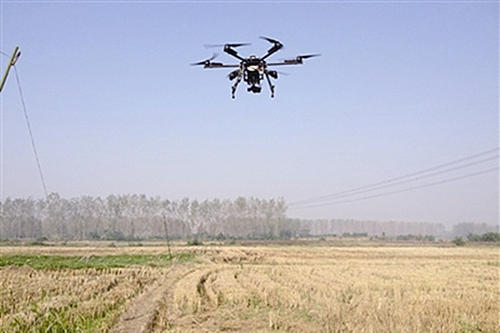 千里眼無人機監控焚燒秸稈污染環境行為(圖2)