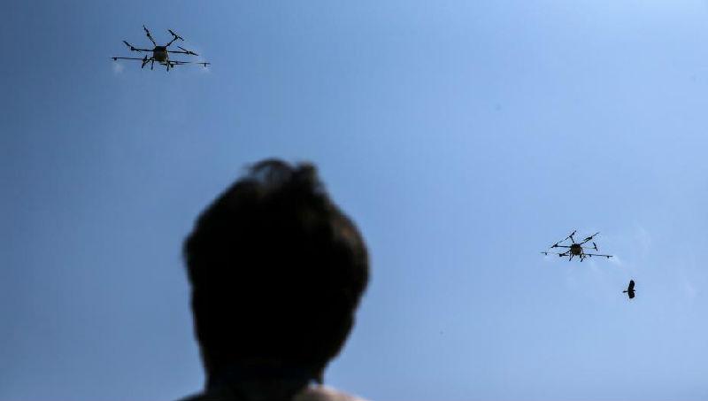 工業(yè)無人機亮相高空負(fù)責(zé)監(jiān)測大氣污染源(圖2) 工業(yè)無人機